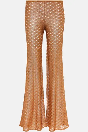 Missoni Low-rise lamÃ© wide-leg pants