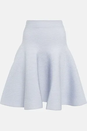Alaïa Ribbed-knit miniskirt