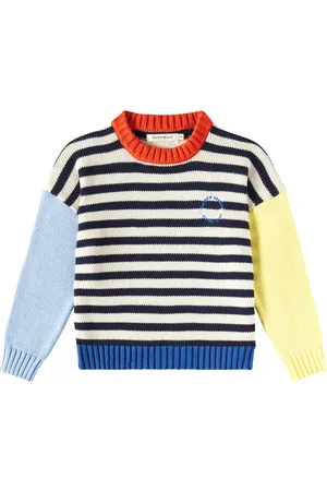 The New Society Calli striped cotton sweater