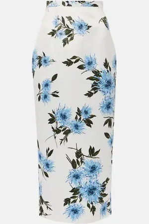 EMILIA WICKSTEAD Lorelei floral midi skirt