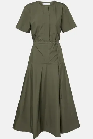 Proenza Schouler White Label Elizabeth cotton-blend midi dress
