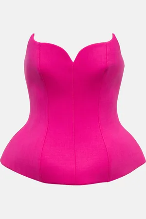 GIUSEPPE DI MORABITO Wool-blend bustier