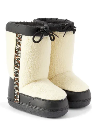 Moschino Faux shearling-lined snow boots