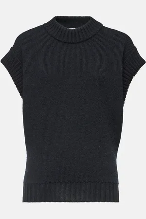 Bottega Veneta Ribbed-knit wool top
