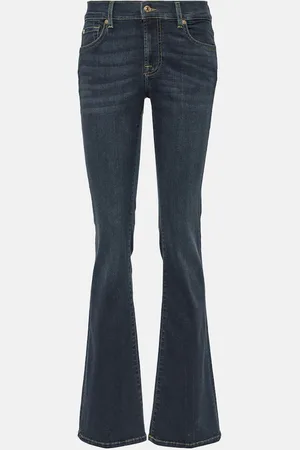 7 for all Mankind Midrise bootcut jeans