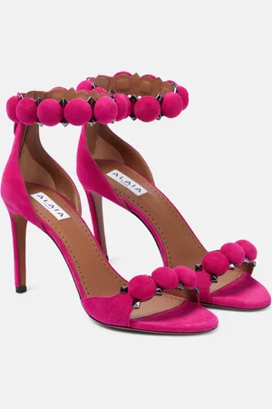 Alaïa La Bombe suede sandals