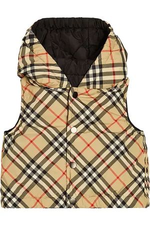 Burberry Baby Burberry Check reversible puffer vest