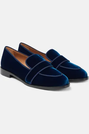 Aquazzura Martin velvet loafers