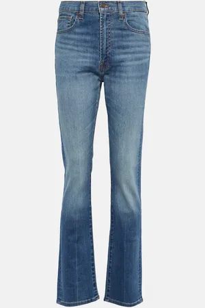 7 for all Mankind High-rise slim jeans