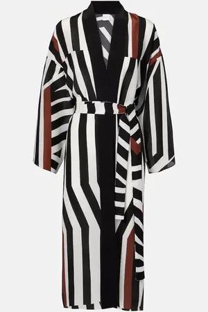 Max Mara Ovatte striped beach cover-up