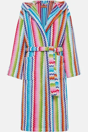 Missoni Riverbero Zigzag cotton terry bathrobe