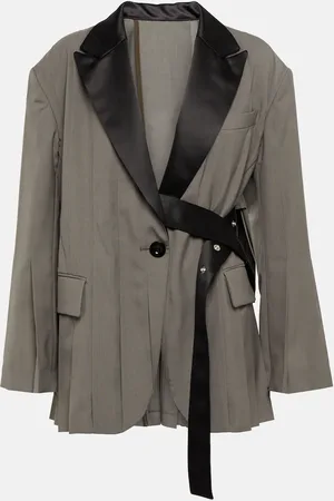 SACAI Pleated blazer