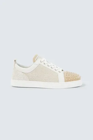 Christian Louboutin Louis Junior Spikes canvas sneakers