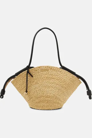 Loewe Paseo Small raffia basket bag