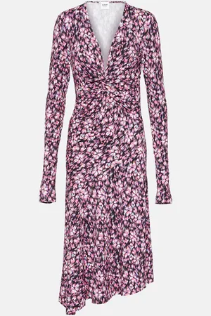 Marant Etoile Lania printed jersey midi dress