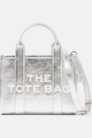 Marc Jacobs The Small metallic leather tote bag