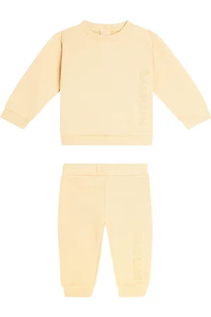 Balmain Baby cotton sweatshirt and sweatpants set