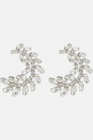 Jennifer Behr Meriah crystal-embellished earrings