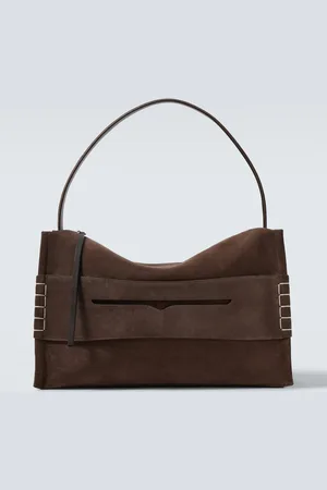 J.W.Anderson Loafer Large suede shoulder bag