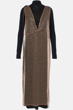 Dorothee Schumacher Pure Glam sequined floral wool midi dress