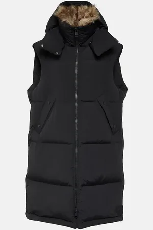 YVES SALOMON Shearling-trimmed down vest
