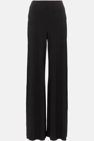 Norma Kamali Elephant jersey wide-leg pants