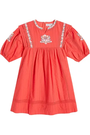 Tartine Et Chocolat Embroidered cotton dress