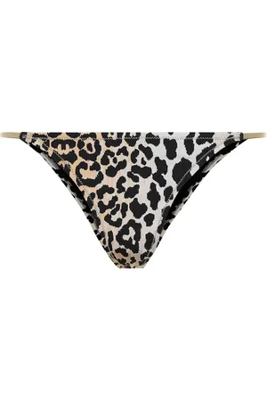 Reina Olga Hawn leopard-print bikini bottoms