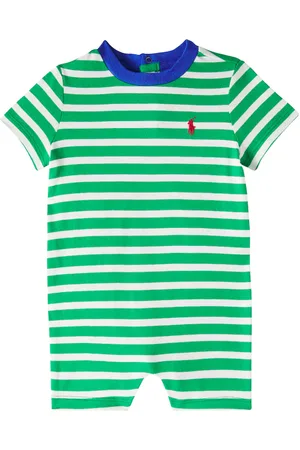 Ralph Lauren Baby striped cotton playsuit