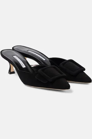 Manolo Blahnik Maysale 50 suede mules
