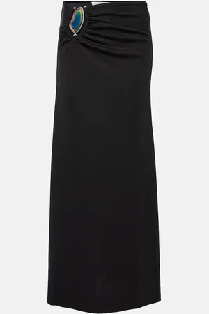CHRISTOPHER ESBER Moodstone ruched maxi skirt