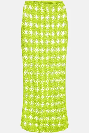ANNA KOSTUROVA Bella crochet cotton maxi skirt