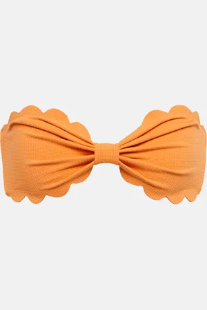 Marysia Strapless bow-tie bikini top