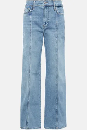 Frame Le Slim Palazzo high-rise wide-leg jeans