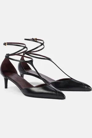 Khaite Mia 45 leather pumps