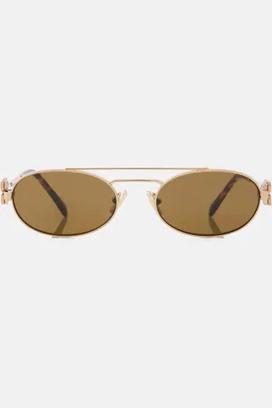 Miu Miu Logo oval sunglasses