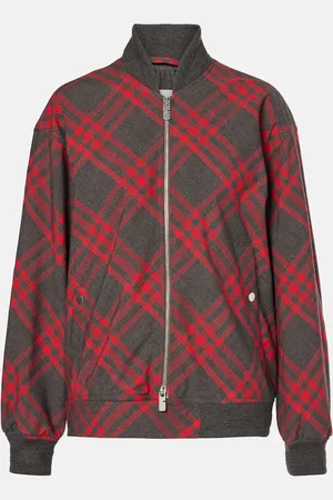 Burberry Check bomber jacket