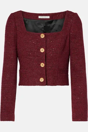 Alessandra Rich Sequined tweed jacket