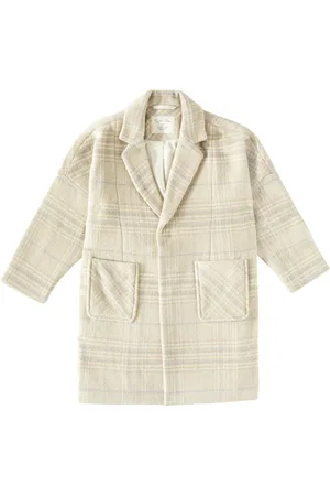 Rylee + Cru Longline checked coat