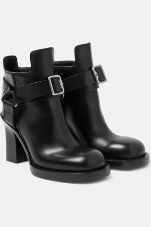 Burberry Stirrup leather ankle boots