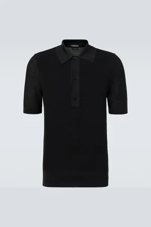 Tom Ford Cotton and silk polo shirt