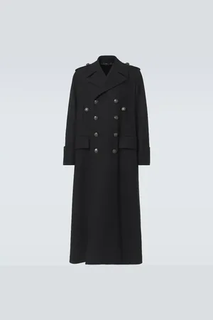 Dolce & Gabbana Double-breasted wool-blend coat