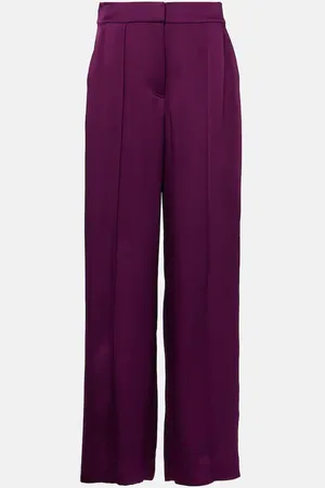 Simkhai Kira satin wide-leg pants
