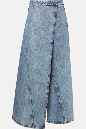 Alaïa Wide-leg wrap jeans