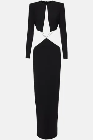 Monot Cutout crÃªpe maxi dress
