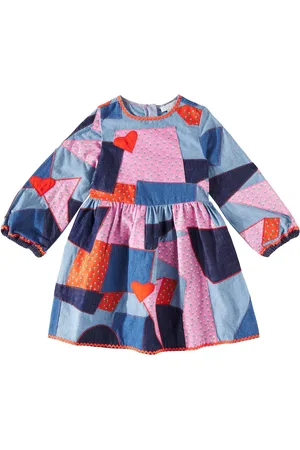 Stella McCartney Patchwork denim dress
