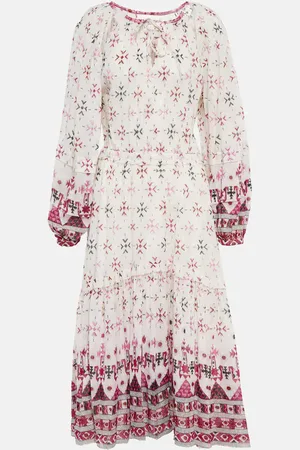 Marant Etoile Fratela printed cotton midi dress