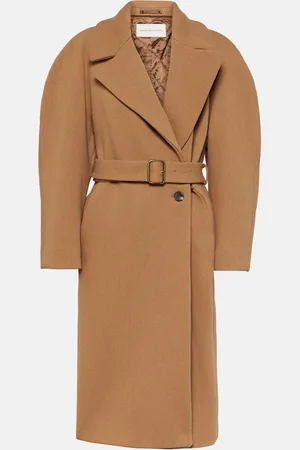 DRIES VAN NOTEN Double-breasted wool coat
