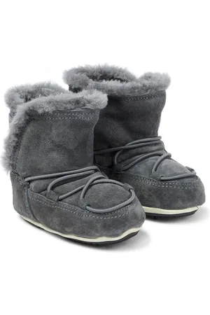 Moon Boot Crib suede snow boots