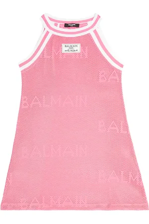 Balmain Logo knit dress